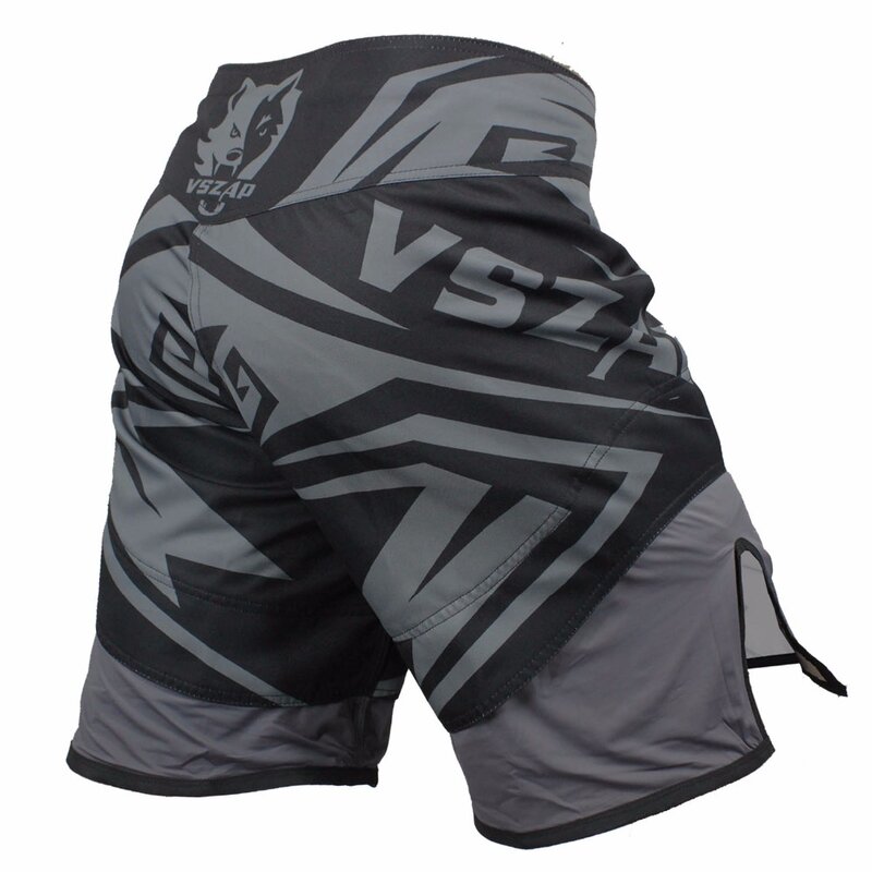 VSZAP Shorts De Boxe Para Homens, Shorts MMA, Shorts Esportivos, Grappling, Sanda, Calças Kickboxing, MMA, Muay Thai