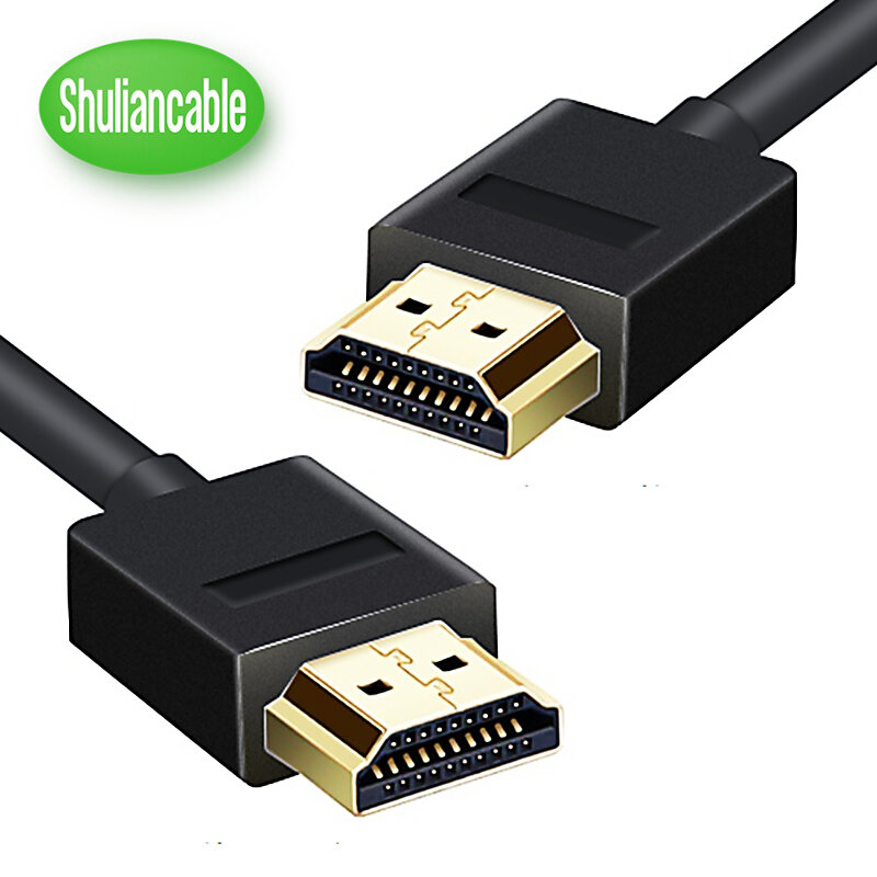Shuliancable عالية السرعة HDMI كابل 2.0 4K 1080P 3D ل HD TV XBOX PS3 الكمبيوتر كابل 0.3m 1m 1.5m 2m 3m 5m 7.5m 10m