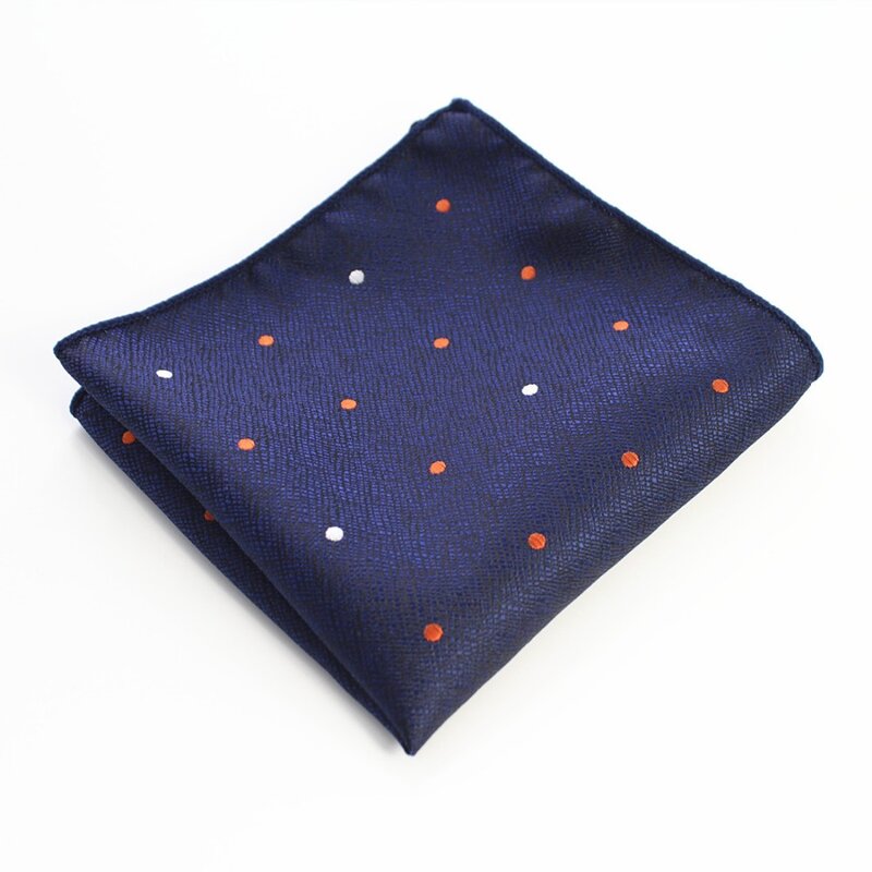 Классические карманные квадраты в горошек RBOCOTT, модный клетчатый носовой платок 22 см * 22 см, цветочное и Пейсли полотенце Hanky для деловой вечеринки