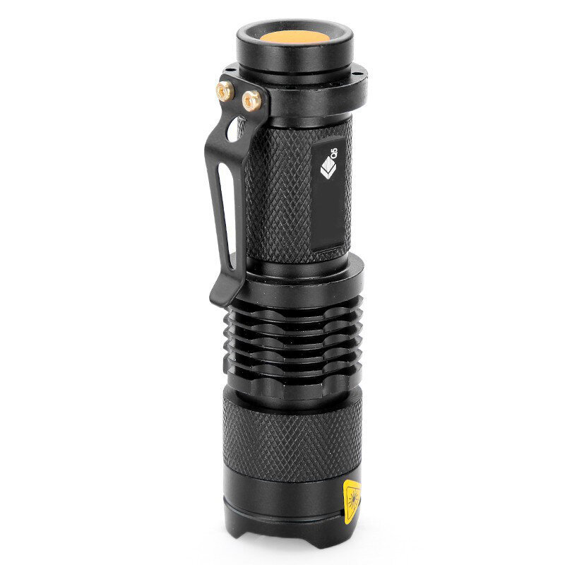 Waterproof Led Flashlight Q5 2000lm 3 Modes Zoomable Hot sale Self Defense no tazer shock Mini Flash Light Torch Penlight