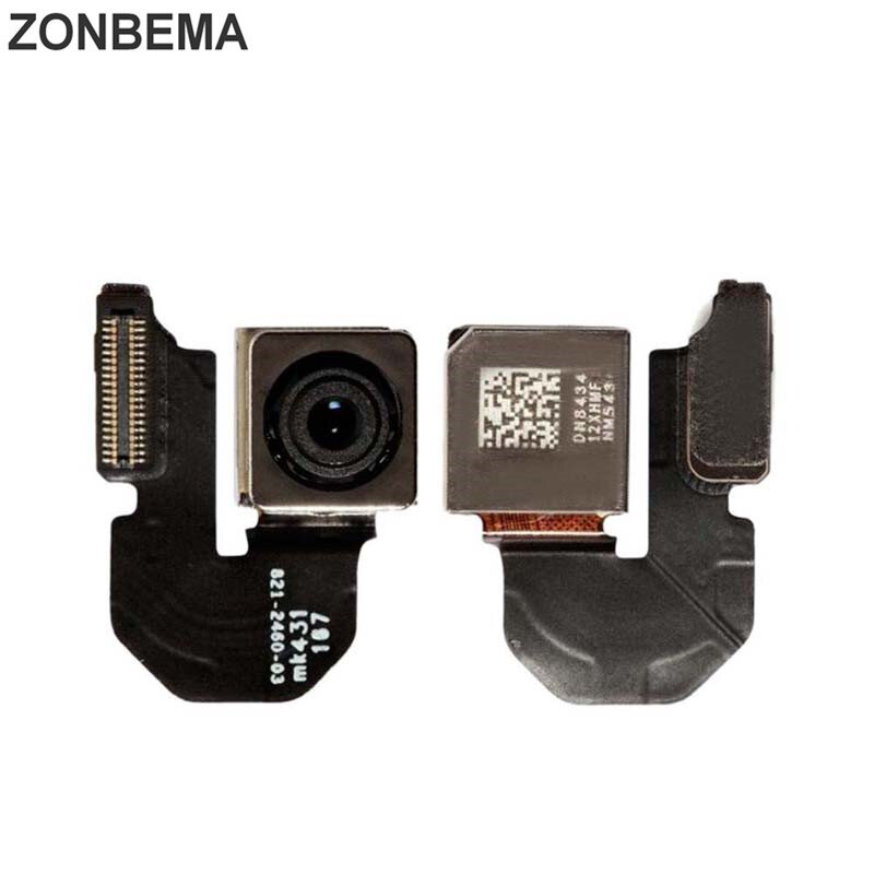 ZONBEMA D'origine Test Caméra Arrière arrière Avec Flash Module Capteur Câble Flexible Pour iPhone X XR XS 5 5S 5C SE 6 6S 7 8 Plus X MAX