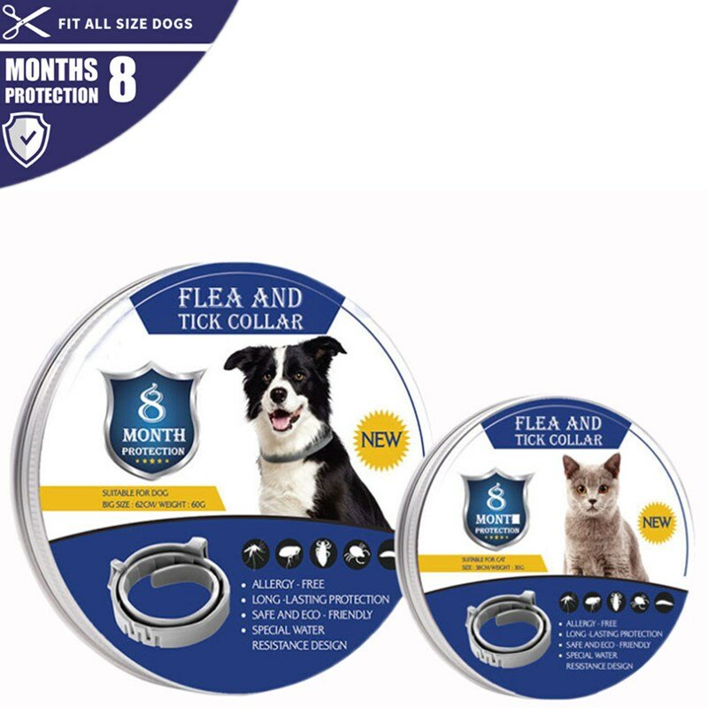cat Collar Bayer Seresto 8 Month Flea & Tick Prevention Collar for Cats dog Mosquitoes Repellent Collar Insect Mosquitoes
