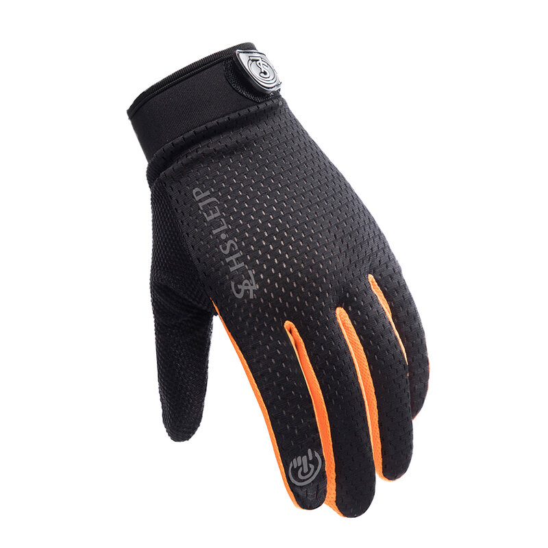 Sports Anti Slip Breathable Windproof Downhill Road Gloves Outdoor Cycling Full Finger Gloves Bicycle Bike Motorcycle Riding D20