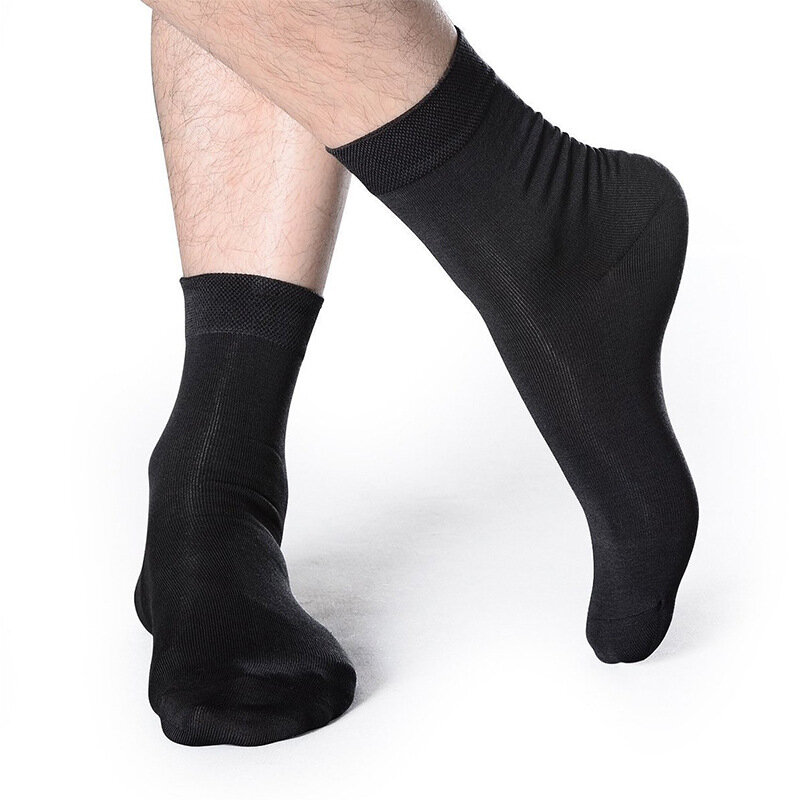 6 paare/los Plus Größe männer Baumwolle Socken Business Männlichen Deodorant Crew Socken Atmungsaktiv Männlichen Einfarbig UNS größe (7-11,5) EU 39-48