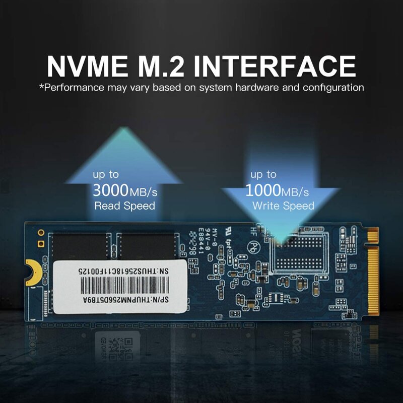 THU M.2 2280 NVME SSD PCIe 256GB 512GB 1TB 2TBNVMe SSD NGFF M.2 2280 PCIe NVMe TLC Interne SSD Festplatte Für Laptop Desktop m2