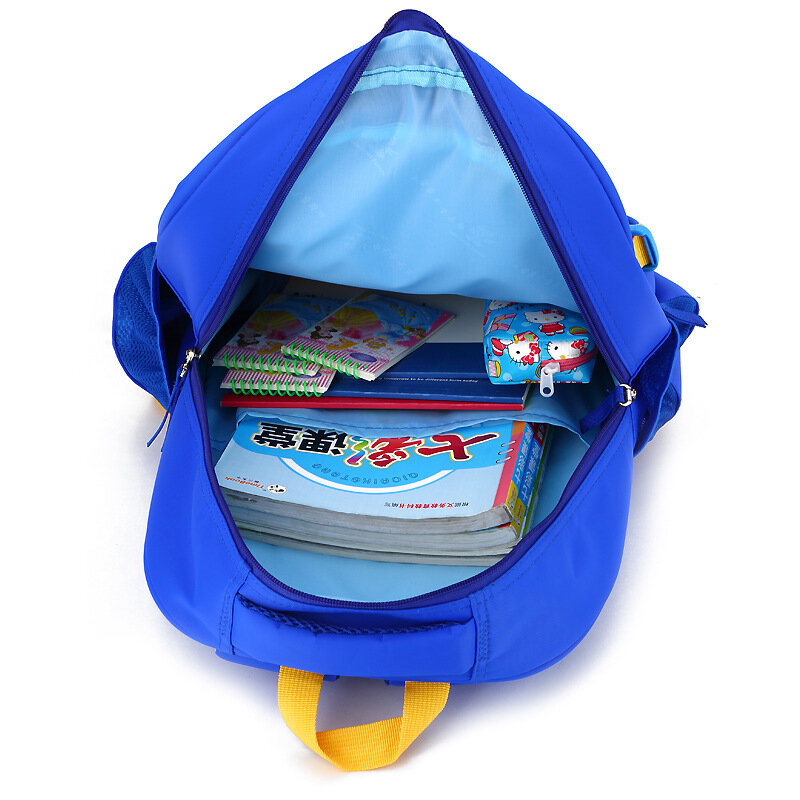 新しい小学校トロリーバッグキャプテンアメリカ子供アニメリュック通学児童とホイール; 学校のバッグトロリー