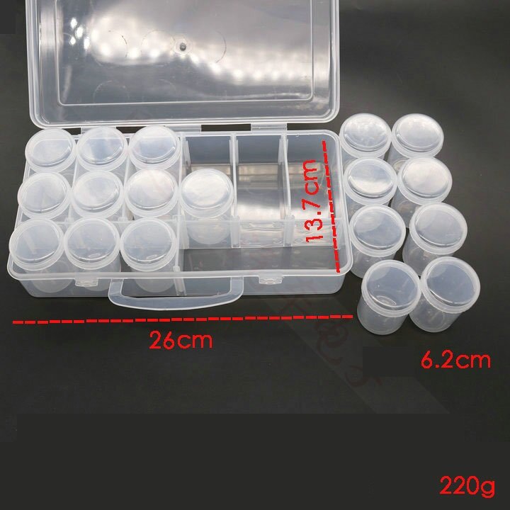 Scatole di smistamento di Chip bottiglia rotonda, scatola di chip portatile, 18 Chip di bottiglia rotondi, scatola di smistamento e smistamento per Honda ect
