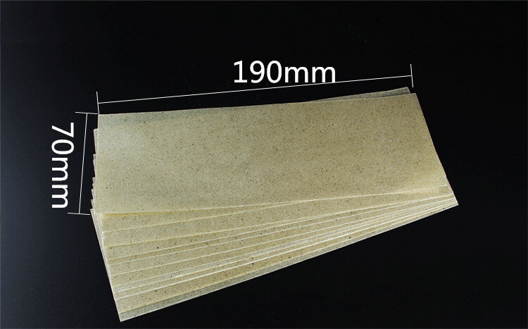 NOVFIX-Papier Mica isolant résistant aux hautes températures, pour odorà air chaud 858 858D +, 10x25cm, 5 pièces