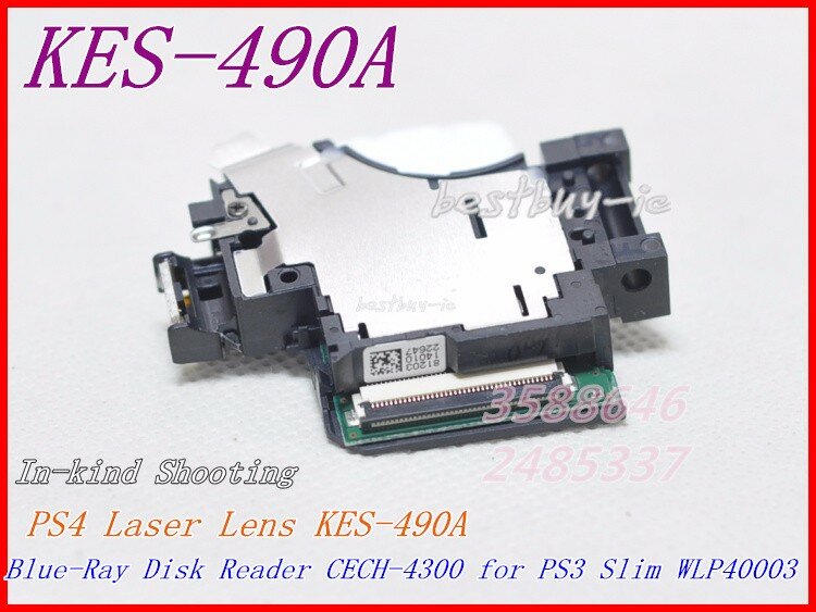 Playstation 4/ps4用のKES-490Aゲームの交換用レーザーレンズ,コンソール用の光学部品,490のゲーム