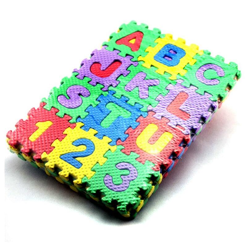 36 Pcs/Set Funny Cute Baby EVA Foam Play Puzzle Mat Number Interlocking Exercise Tiles Pad Kids Infant Child Fashion Funny Toy