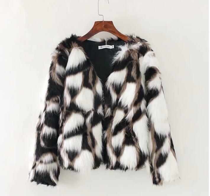 여성용 짧은 인조 모피 코트, 2022 패션 재킷, 털이 많은 캐주얼 오버코트, 느슨한 긴 소매 따뜻한 겉옷, 겨울