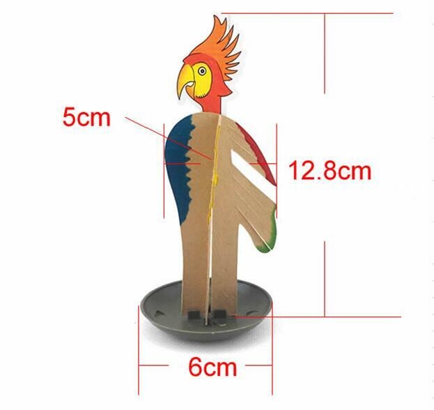 2020 13x7cm Multicolor Magic Growing Paper Parrot Tree Grow Christmas Trees Novelties Kids Science Baby Toys For Children Funny