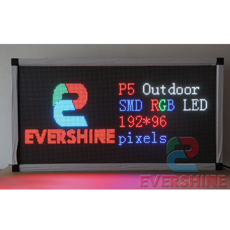 Factory Direct Supply High Quality RGB Outdoor P5 LED Display Window Sign Size 41.3" x 21.6" x 3"For Shop, Hair Saloo, Hotel