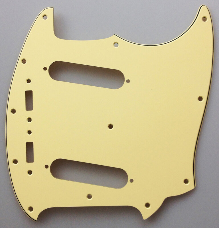Pleroo Custom Guitar Pickgaurd Scratch Plate - For US Mustang Guitar Pickguard Scratch Plate Multi Color Choice