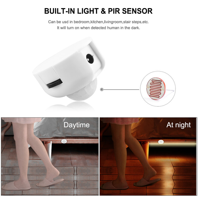 PIR Motion Sensor  LED Strip Light 1M  2M  3M  5M IP65 Wateproof for Indoor Home Sensor light Flexible Tape LED Strip 2835