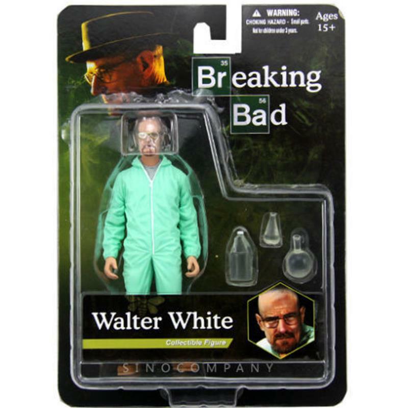 BIXE 1 caja regalo 6 pulgadas Breaking Bad Heisenberg Walter blanco PVC figura de acción coleccionable figura modelo juguete clásico regalo