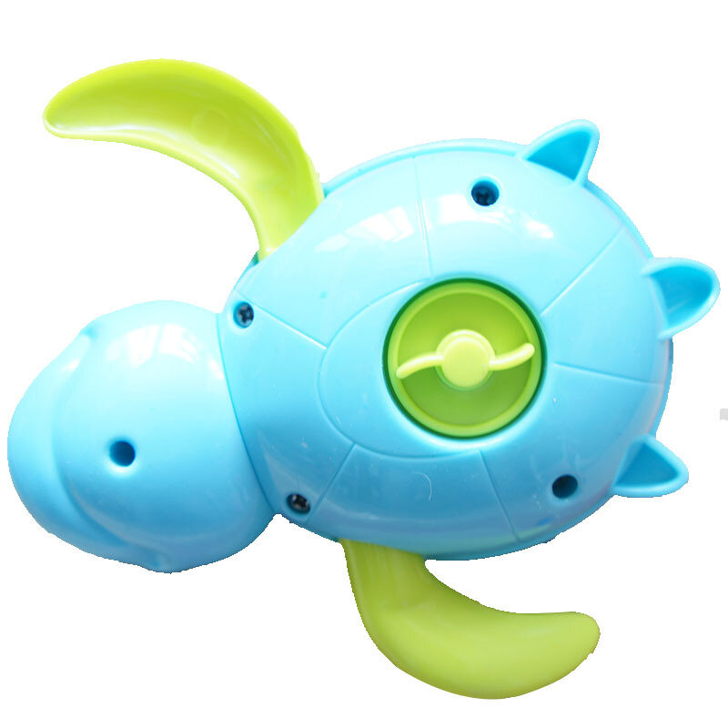 Noworodek Cute Cartoon zwierząt żółw wanienka do kąpieli zabawka niemowlę pływać żółw łańcuch mechaniczna klasyczne zabawki Kid edukacyjne zabawki