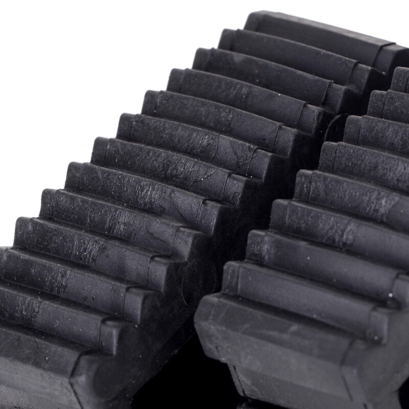 Pies de escalera de goma antideslizantes para el hogar, alfombrilla de goma para muebles, color negro, duradera, 2 unidades por lote