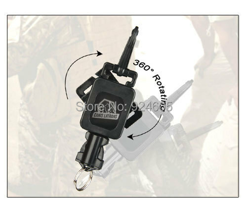 Canis Latran New Arrival Military Gear Retractor Stainless Steel For Tactical Backpack Airsoft Scope Access HS33-0081
