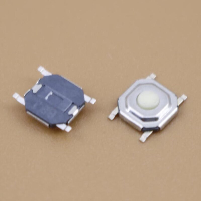 YuXi 4*4*1,5mm/4x4x1. 6mm/4x4x1.7mm Interruptor táctil para luz SMD4 botón táctil de encendido/apagado microinterruptor táctil 4*4*1,5 teclas botón SMD 4pin