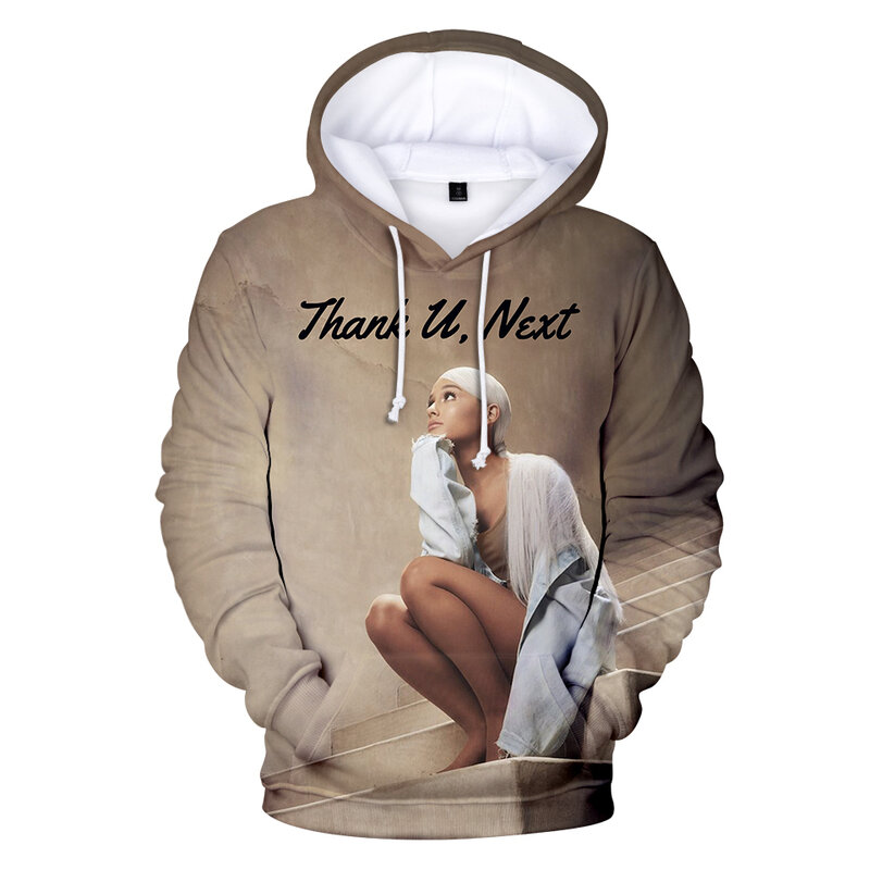 Hot Singer Ariana Grande Hoodies Sweatshirts Male/Female Fashion Hip Hop 3D Print Hoodies Harajuku Loose Hoodies
