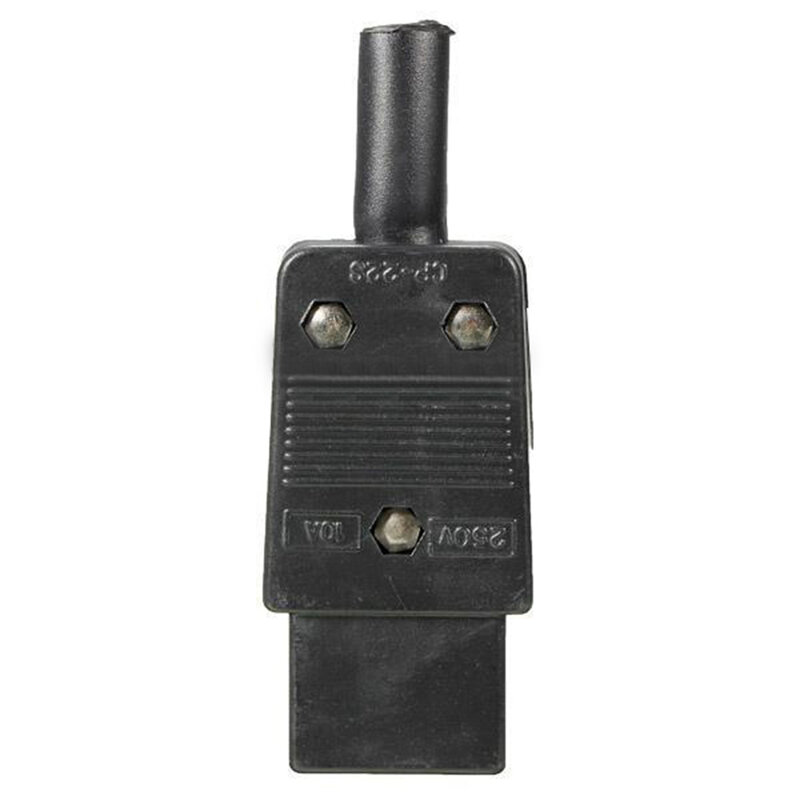 5 pcs iec 320 c13 암 플러그 어댑터 3pin 소켓 전원 코드 rewirable 커넥터