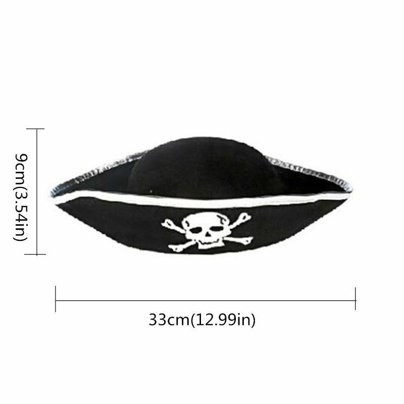 トライコーナー海賊帽子-three追い詰め海賊衣装アクセサリー帽子