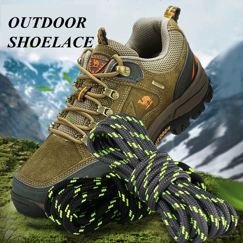 1 Pasang Outdoor Hiking Olahraga Tali Sepatu Tali Sepatu Bulat Anak-anak Dewasa Sneakers Tali Sepatu 100 120 140 160CM 19 Warna lacets Keranjang