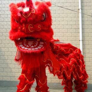 Leão dança traje para no exterior festivais chineses celebração leão dança desempenho primavera festival adulto leões dança roupa