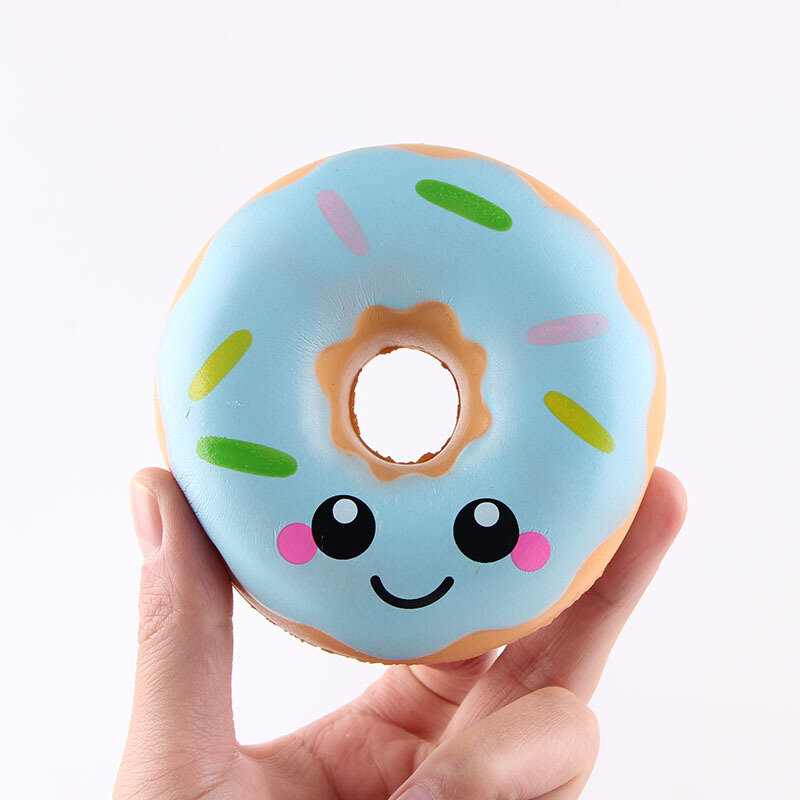 11cm Squishy 도넛 형 Antistress 장난감 공 러블리 도넛 크림 향기로운 핸드 스피너 스트레스 릴리 버 스퀴즈 치유 장난 선물