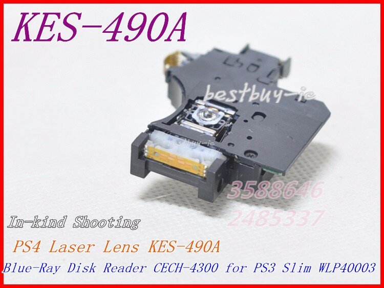 Laser Lens For S o ny/Playstation 4/PS4 KES-490A KES 490A KEM 490 Games Console Repair Part Optical Replacement Ho