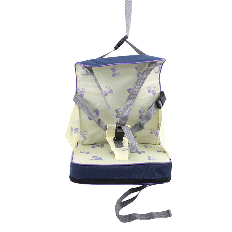 Útil Silla de comedor para bebé bolsa de asiento portátil para bebé Oxford tela a prueba de agua para niños de viaje plegable cinturón de alimentación silla alta