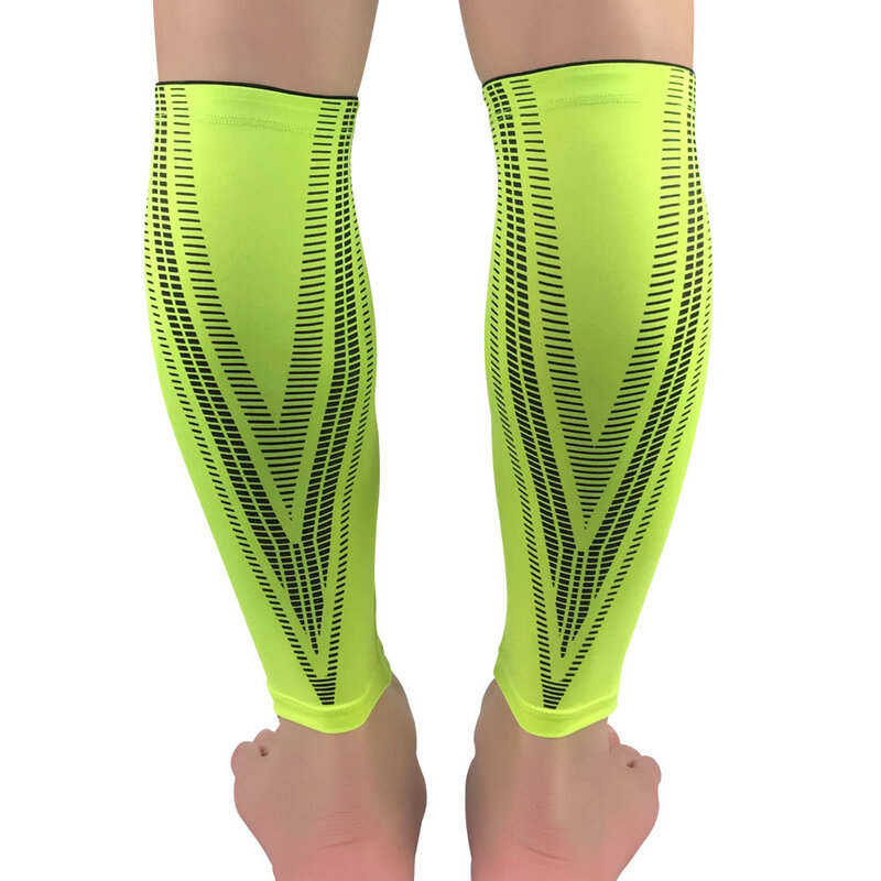 Esportes manga perna de proteção compressão bezerro perna cinta suporte exercício 1 peça spslf0051