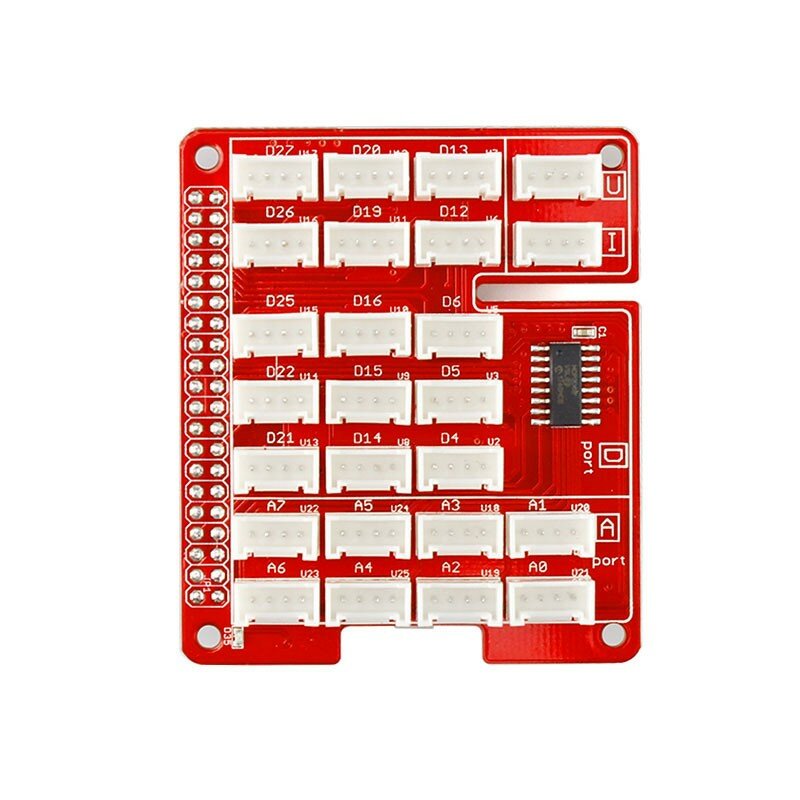 Münrow-Base Shield V2.0 pour Raspberry Pi UART/I2C, interface analogique/numérique, puce ADC embarquée, kit de bricolage MCP3008