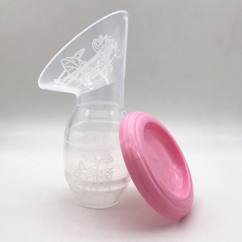 De silicona de lactancia materna Manual de succión fuerte anti bombas de alimentación de botella de leche botella de succión de colector de leche