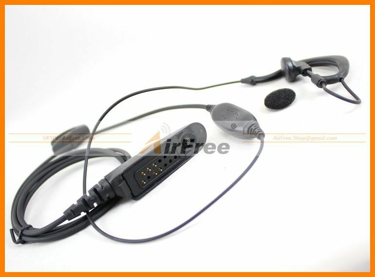 1 проводной наушник/микрофон для MOTOROLA GP328 GP338 GP340 GP360 GP380 HT750 GP680 GP329 наушники, ушной микрофон