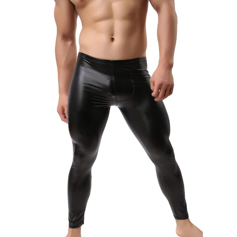 Mens Workout Fitness การบีบอัด Leggings กางเกงชายเพาะกายผิว Tights กางเกง