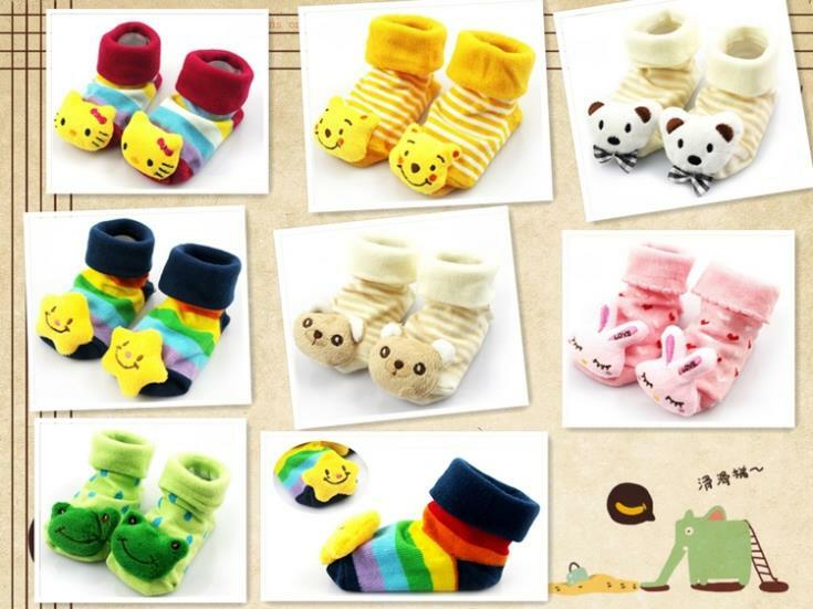 Носки для новорожденных, 0-12 месяцев, нескользящие носки с животными для девочек, сапоги для мальчиков, высокое качество, 20 видов конструкций