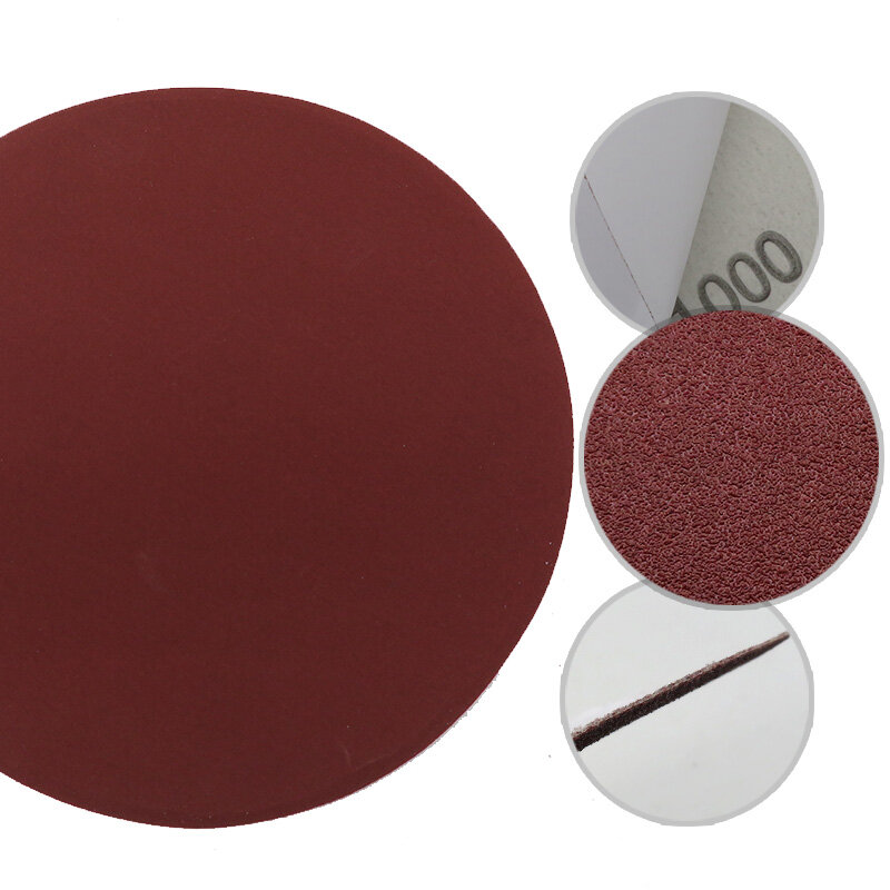 PSA Sanding Sheets Self adhesive Sandpaper 6 Inch 150MM Dry Grinding Saning Disc 60 to 2000 Grits for Sanding Polishing