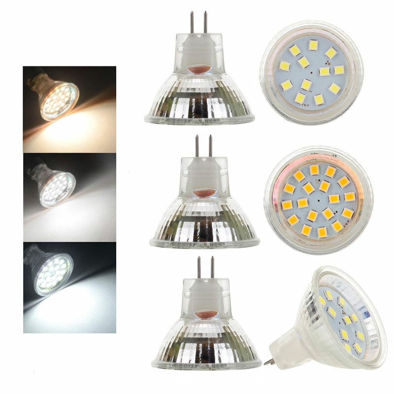 Substituição de luzes de holofotes LED, Lâmpada MR11, DC, 12V, 24V, 2W, 3W, 2835 SMD, 15W, 20W, Quente, Neutro, Branco Frio