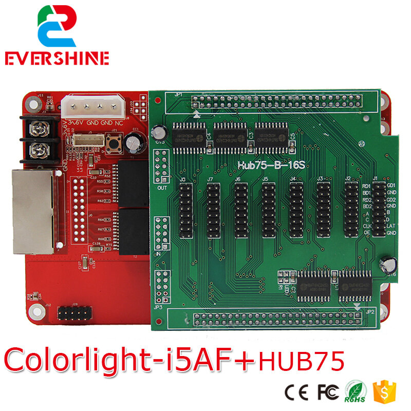 Pantalla LED para exteriores P6 SMD, módulo a todo color, 36 Uds., 2 uds. De tarjeta de Control y 1 ud. De fuente de alimentación