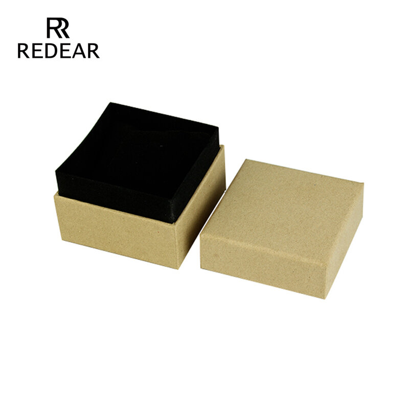 REDEAR Kotak Kertas Kemasan Kuning Kotak Hadiah Jam Tangan Persegi Tanpa Logo Tanpa Kotak Merek