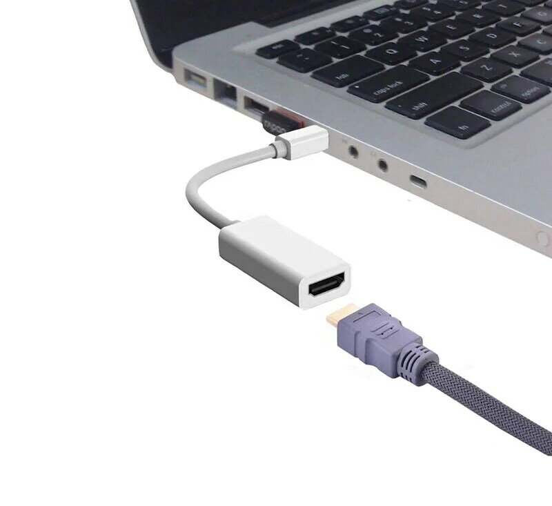 Mini DP Vers HDMI Câble Adaptateur pour Apple Mac Macbook Pro Air Notebook Écran DisplayPort Port DP Vers HDMI Convertisseur pour Thinkpad