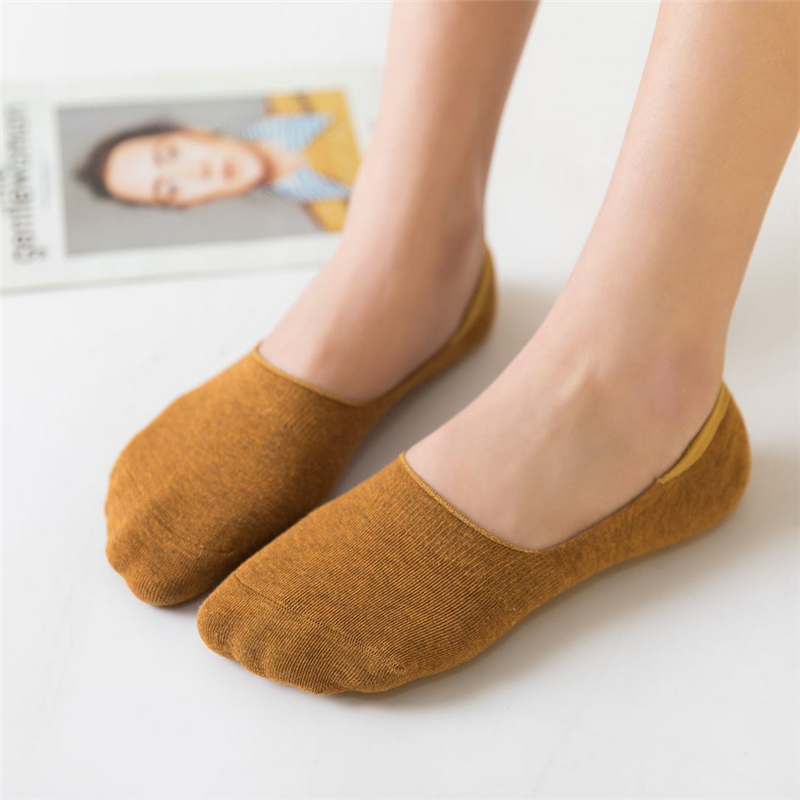 Invisible Short Woman Sweat summer comfortable cotton bamboo girl women's boat socks ankle low female invisible