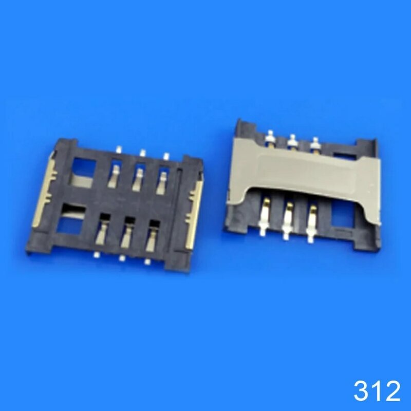 1x Replacement 16.5*13.5*1.6 New sim card socket slot holder for lenovo A388T xiaomi 2 and other mobile and tablet sd micro usb