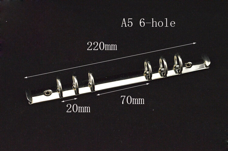 A5 20 löcher, B5 26 löcher, a4 a7 a6 DIY binder clips. Journal clips