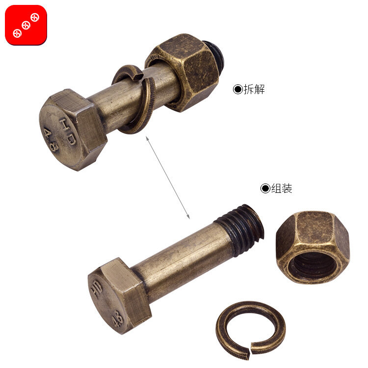 New style Magic screw alloy disassembly toy series can not be opened nut adult children classic toys E12