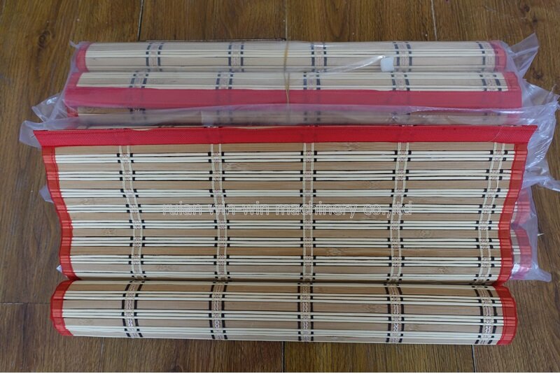 6pcs cortina de bambu pequena uso para saco que faz a máquina largura 80 * alongamento cm