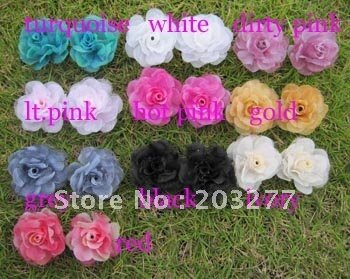 Miễn phí vận chuyển! 36 cái/lốc 10 màu sắc cho bạn lựa chọn 11/2 '' sillk rose flower
