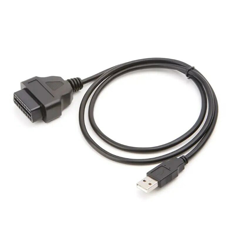 2022 New Car 16Pin OBD2 To USB Port Charger Adapter Cable Connector Diagnostic Tool Automobiles Cables Adapters & Sockets